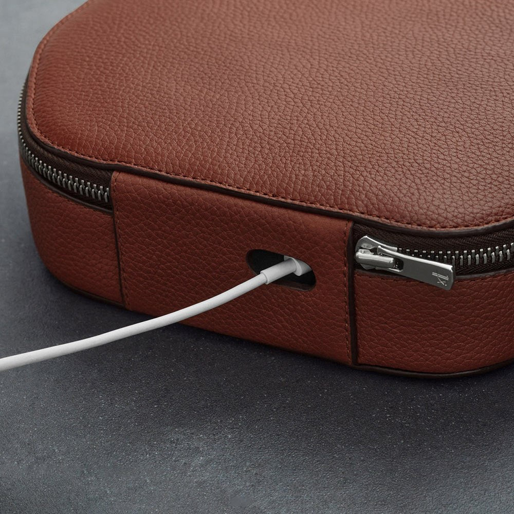 Woolnut AirPods Max Læder Case - Brun