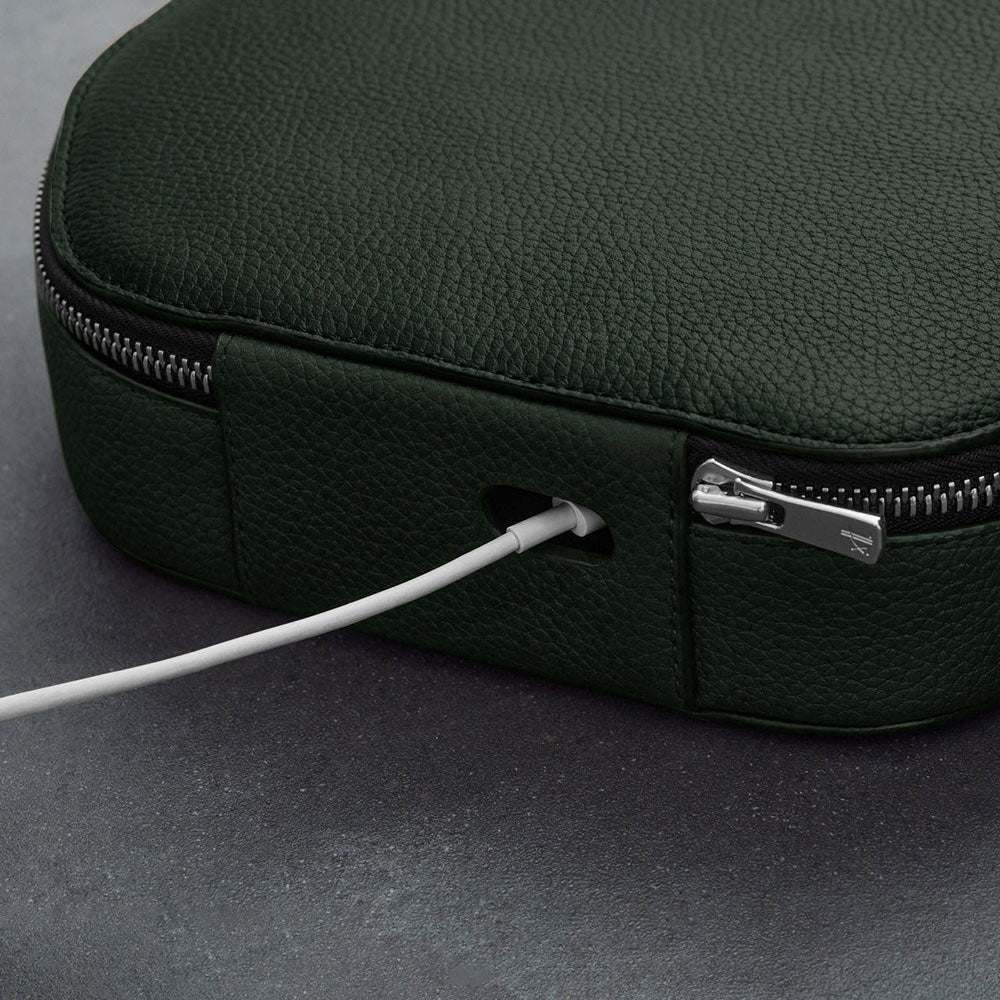 Woolnut AirPods Max Læder Case - Grøn