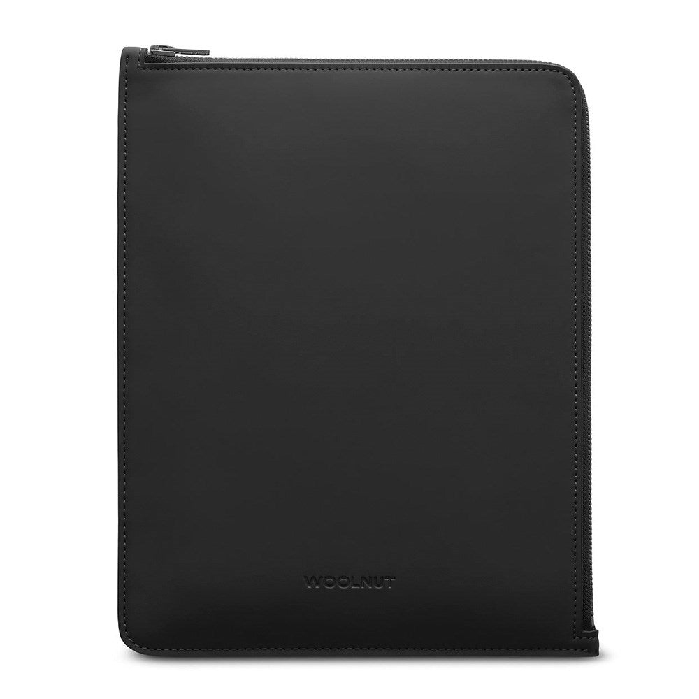 Woolnut PU Læder Folio iPad / Tablet Sleeve (295 x 230mm) - Sort