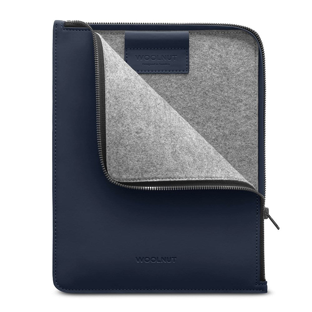 Woolnut PU Læder Folio iPad / Tablet Sleeve (295 x 230mm) - Blå