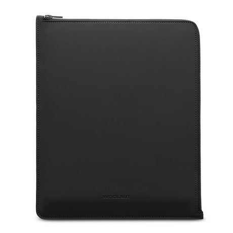 Woolnut PU Læder Folio iPad / Tablet Sleeve (325 x 265mm) - Sort