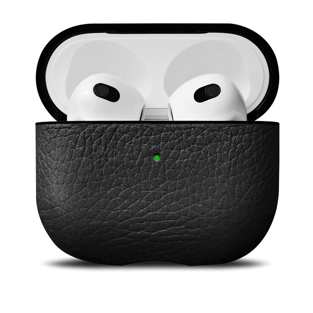 Woolnut AirPods (3. gen.) Læder Case - Sort
