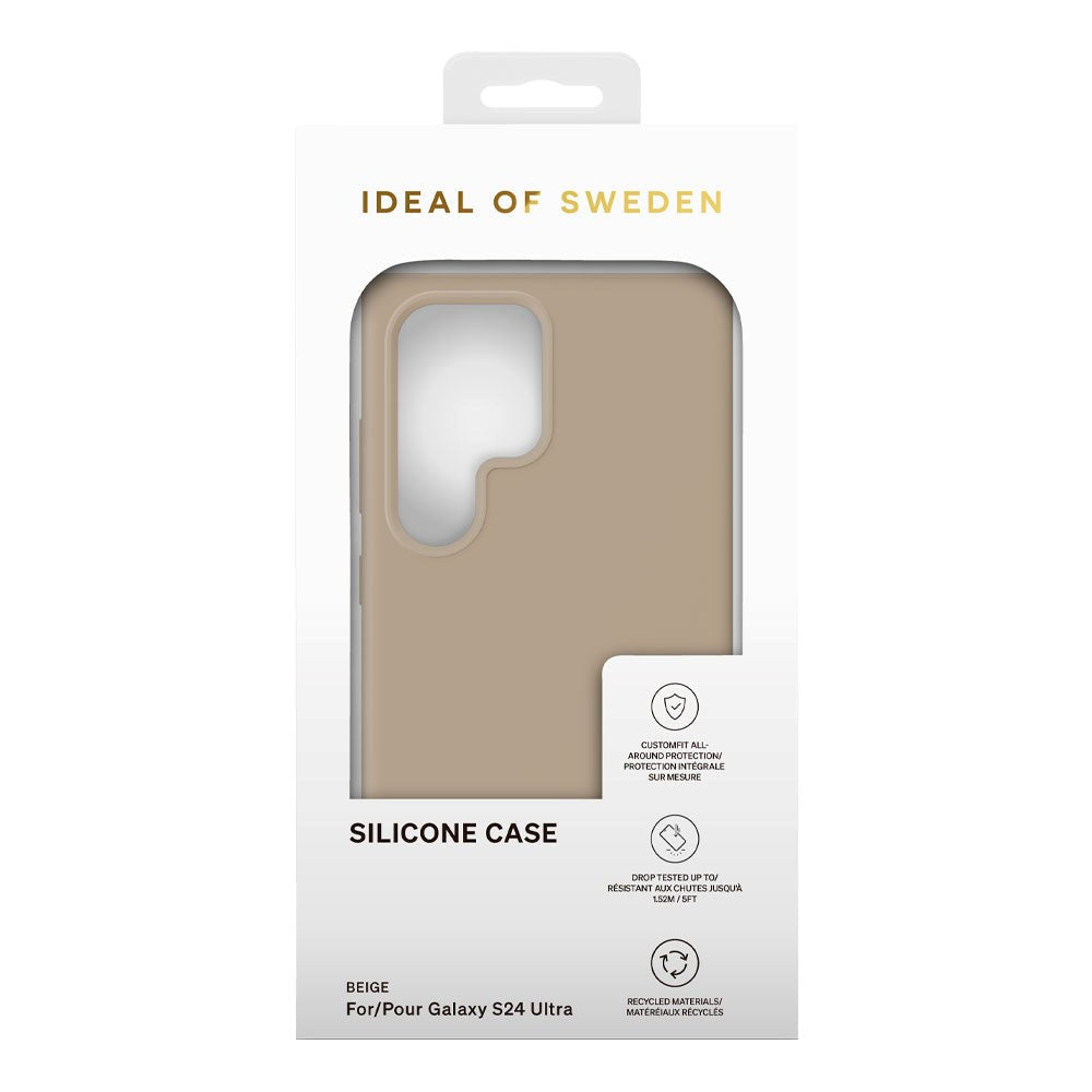 Samsung Galaxy S24 Ultra iDeal Of Sweden Silicone Cover - Beige