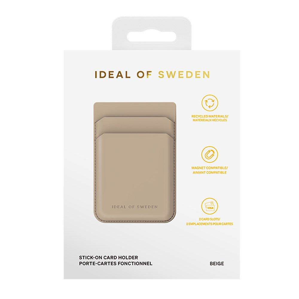 iDeal Of Sweden Stick-On Kortholder - Beige
