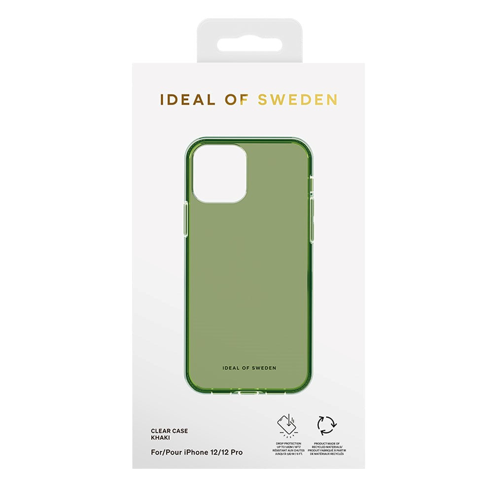 iPhone 12 / 12 Pro Ideal Of Sweden Clear Cover - Khaki