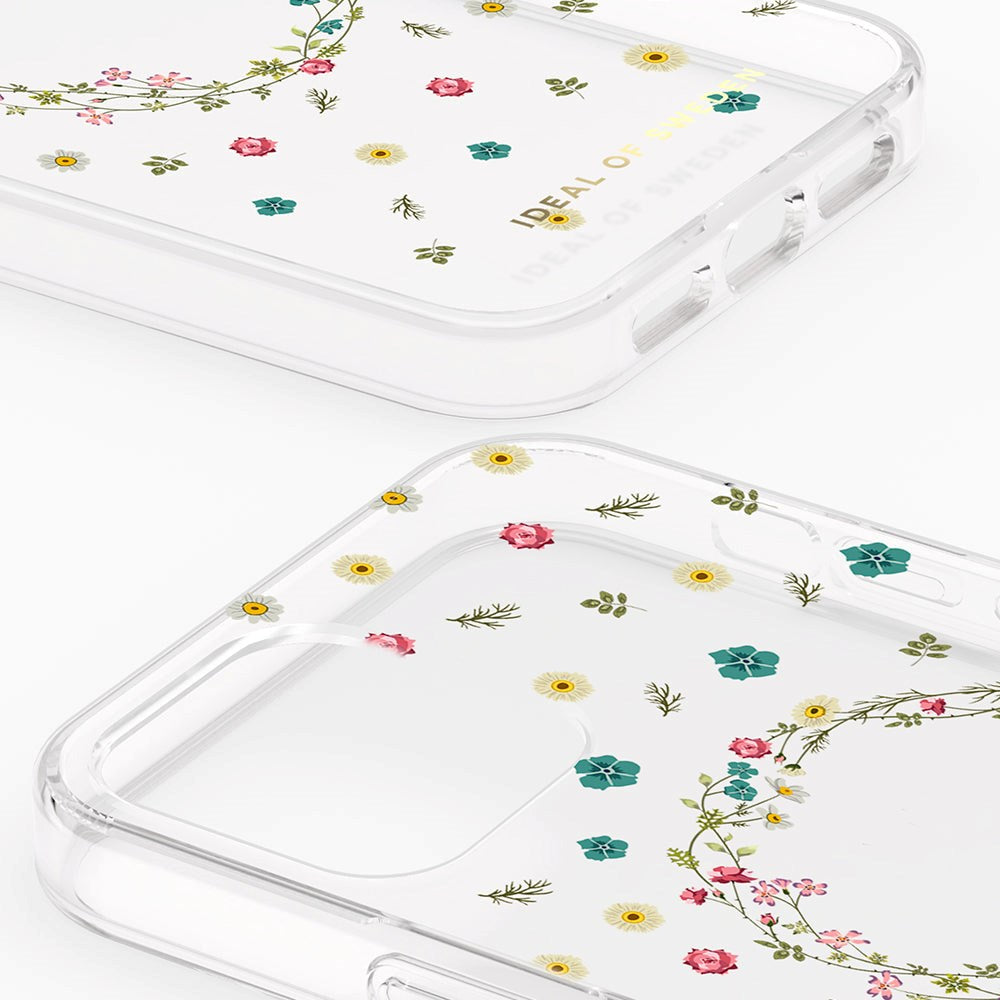 iPhone 12 / 12 Pro iDeal Of Sweden Clear Cover - Petite Floral