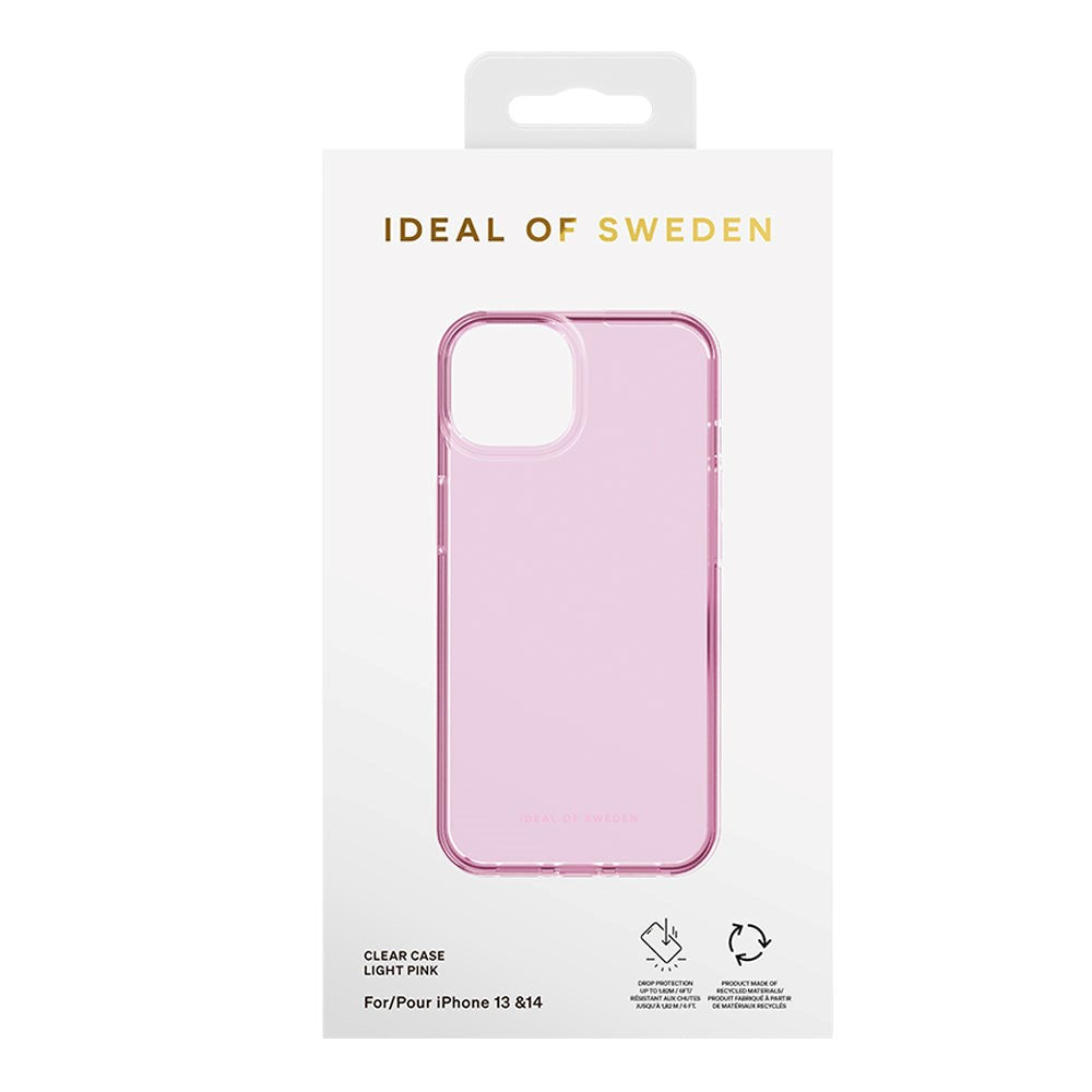 iPhone 14 / 13 Ideal Of Sweden Clear Cover - Light Pink