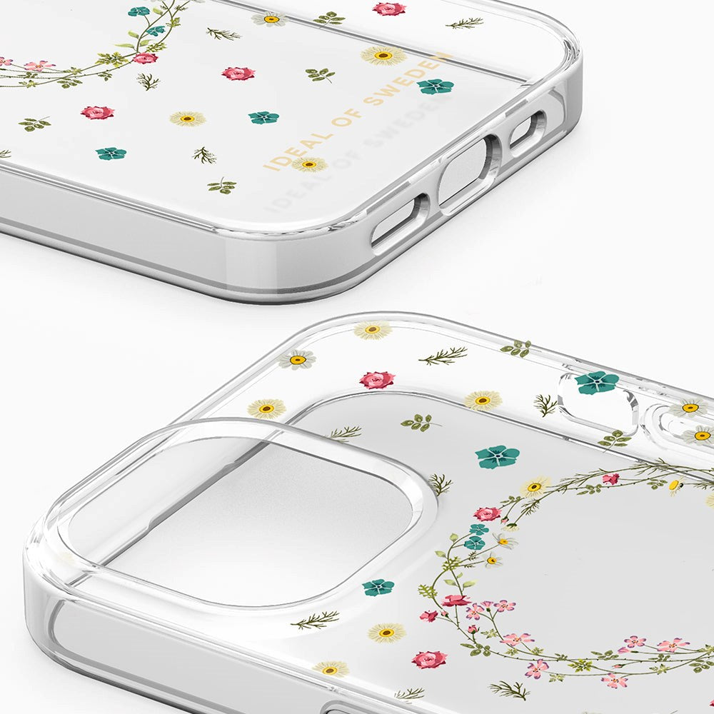 iPhone 15 iDeal Of Sweden Clear Cover - Petite Floral