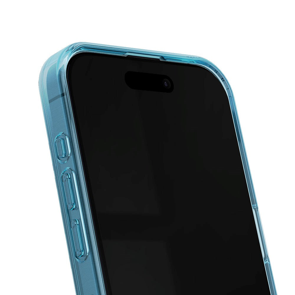 iPhone 15 Pro iDeal Of Sweden Clear Cover - Light Blue