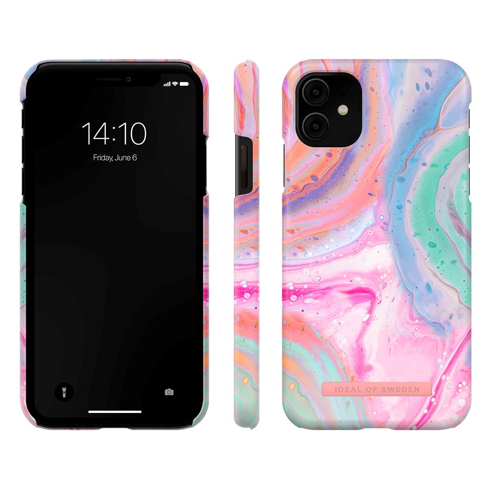 iPhone 11 iDeal Of Sweden Fashion Cover - Pastel Marble
