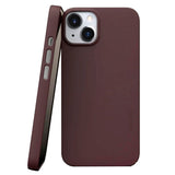 Nudient Thin Case V3 iPhone 13 Bagside Cover - Sangria Red