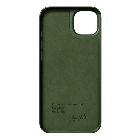 Nudient Thin Case iPhone 14 Plus Bagside Cover - Pine Green