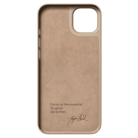 Nudient Thin Case iPhone 14 Plus Bagside Cover - Clay Beige