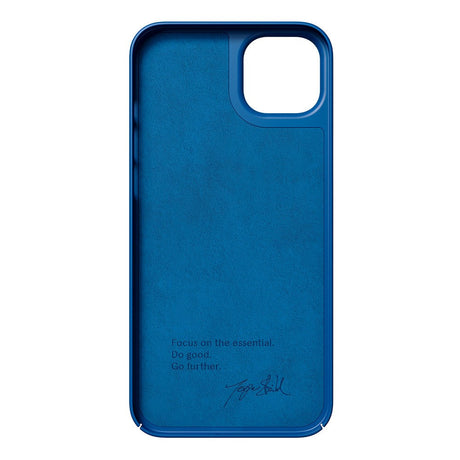 Nudient Thin Case iPhone 14 Plus Bagside Cover - Blueprint Blue