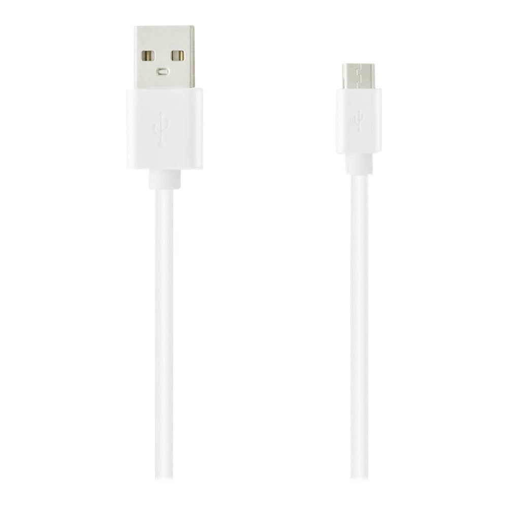 Key USB-A til Micro USB 10W Kabel - 1 Meter - Hvid