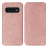 Krusell Broby Slim Wallet Samsung Galaxy S10+ (Plus) Ruskind Flip Cover - Pink