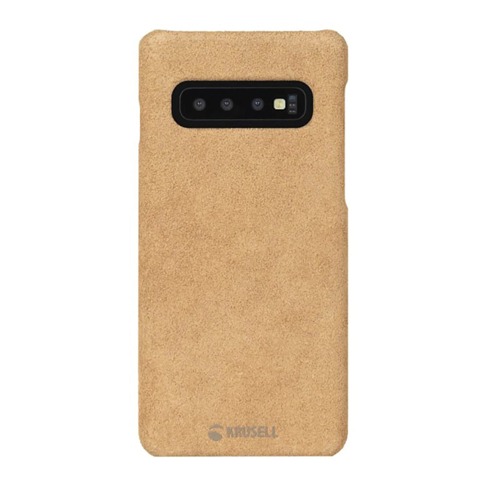 Krusell Broby Samsung Galaxy S10+ (Plus) Læder Cover - Cognac