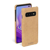 Krusell Broby Samsung Galaxy S10+ (Plus) Læder Cover - Cognac