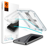 Spigen Samsung Galaxy S24 EZ Fit Glas.tR Skærmbeskyttelse 2. Stk - Case Friendly - Gennemsigtig