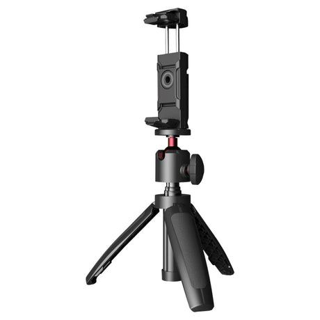 Digipower Mini 3 Extendable Tripod til Smartphone m. Trådløs Fjernbetjening - Maks Mobil: 60 - 90mm - Sort