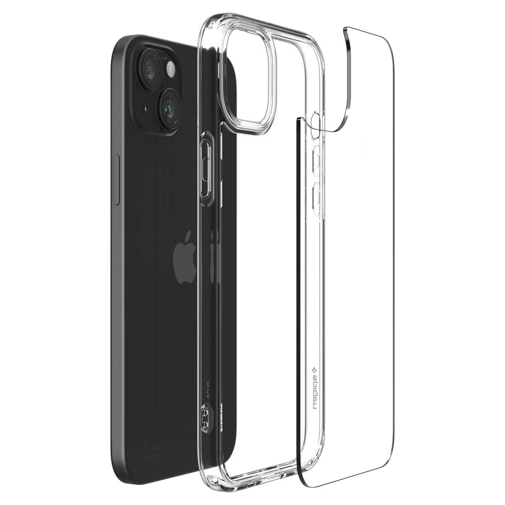 Spigen iPhone 15 Ultra Hybrid Case - Gennemsigtig