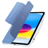 Spigen iPad 10.9" (2022) Ultra Hybrid Pro Flip Cover - Gennemsigtig / Blå