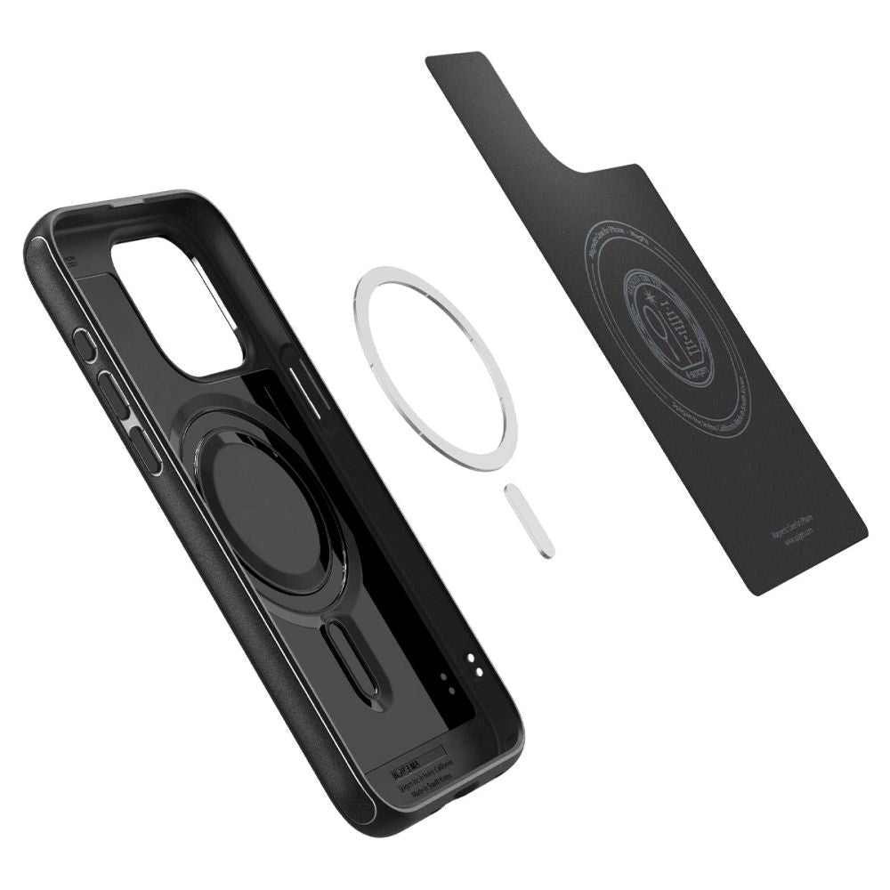 Spigen iPhone 15 Pro Mag Armor Bagside Cover - MagSafe Kompatibel - Matte Black