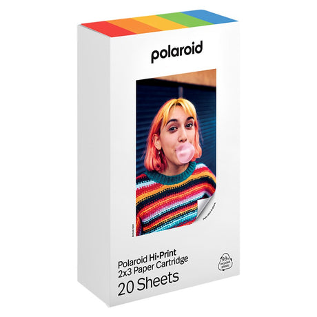 Polaroid Hi-Print Gen. 2 Fotopapir til Polaroid Mobilprinter - 20 Stk. - Hvid