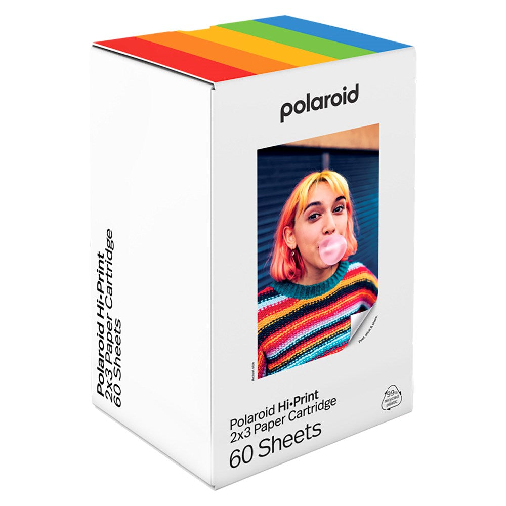 Polaroid Hi-Print Gen. 2 Fotopapir til Polaroid Mobilprinter - 60 Stk. - Hvid