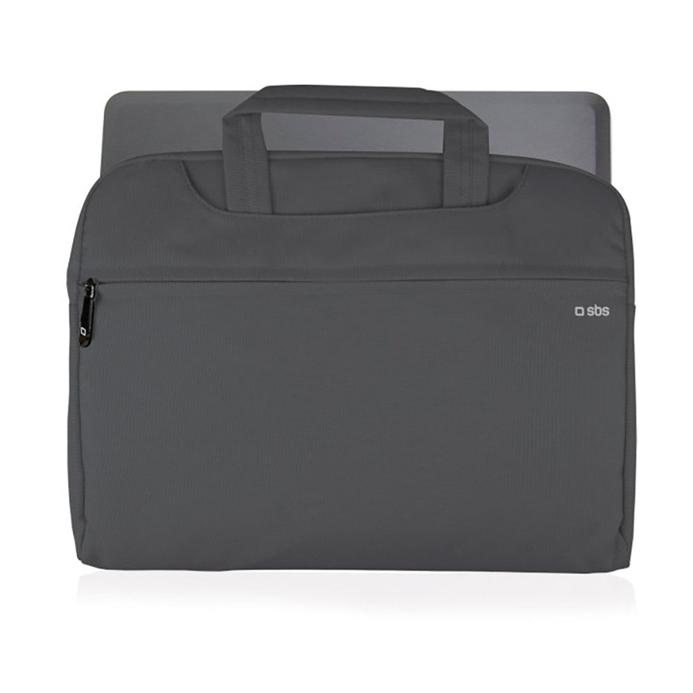 SBS Handle Lux Laptop / Macbook Taske med Lynlås 13" - Sort