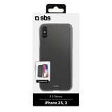 iPhone X / Xs SBS Skinny Plastik Cover - Gennemsigtig