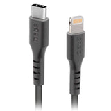 SBS USB-C til Lightning Ladekabel - 1 Meter - MFI - 480 Mbit/s - Sort