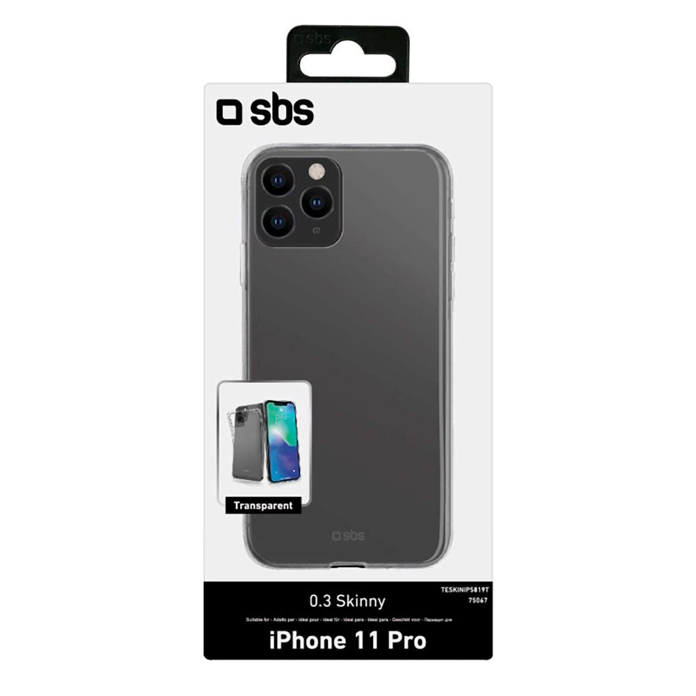 iPhone 11 Pro SBS Skinny Plastik Cover - Gennemsigtig