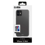 iPhone 12 Mini SBS Skinny Plastik Cover - Gennemsigtig