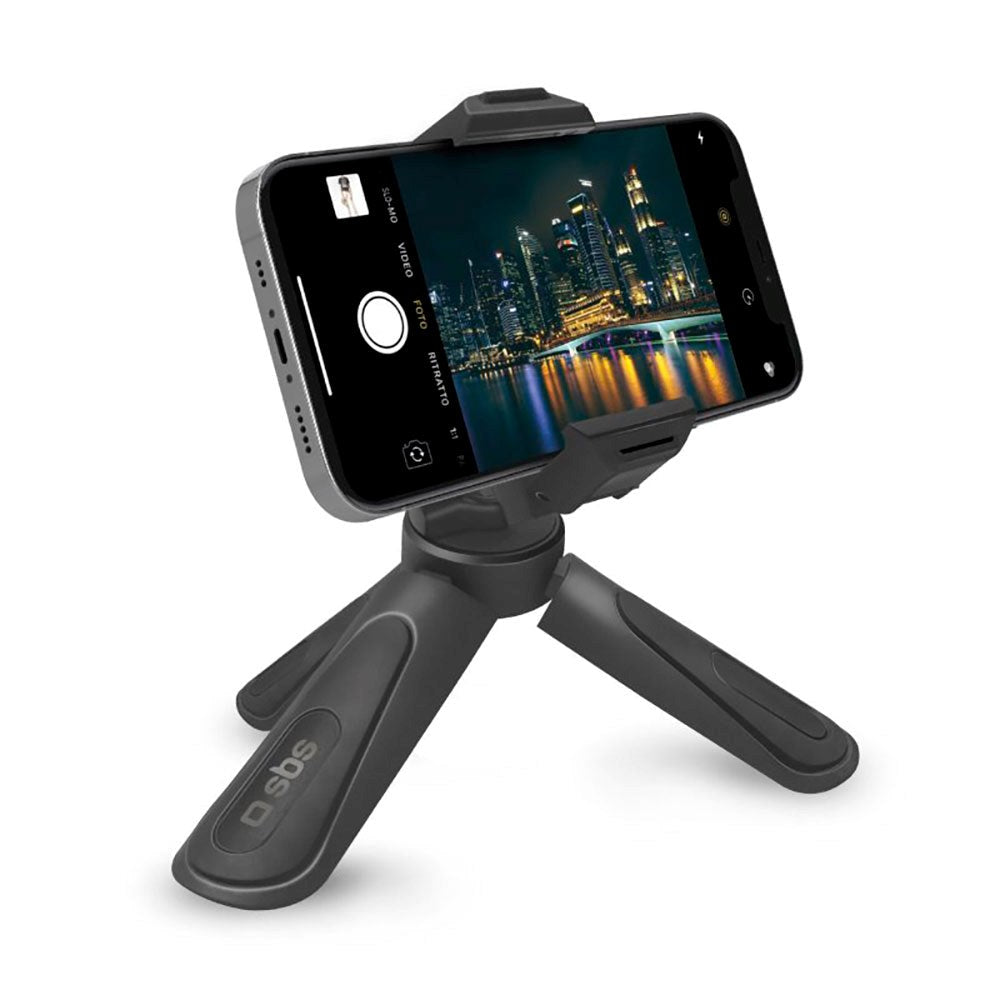 Tripod Pro Stativ til Smartphone SBS - Maks Mobil: 55 - 88mm - Sort