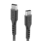 SBS USB-C til USB-C Ladekabel - 3 Meter - 25W (PD) - Sort