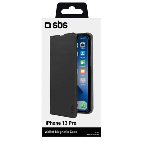 iPhone 13 Pro SBS Wallet Lite Læder Cover - Sort