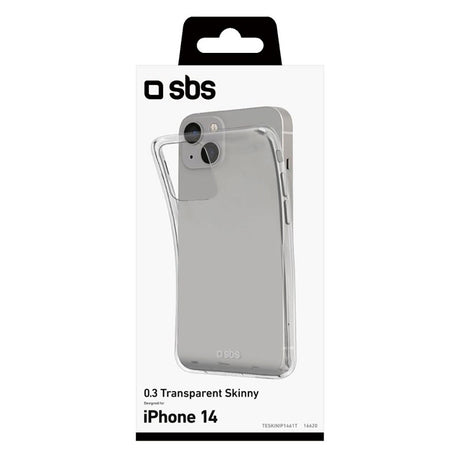 SBS iPhone 14 / 13 Skinny Bagsidecover - Gennemsigtig