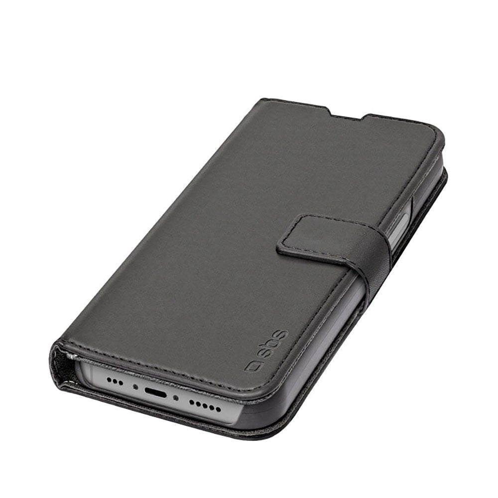 iPhone 14 / 13 SBS Wallet Stand Læder Cover - Sort