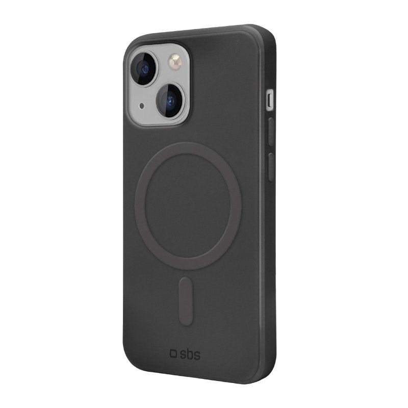 iPhone 14 / 13 SBS Smooth Mag Plastik Cover - MagSafe Kompatibel - Sort