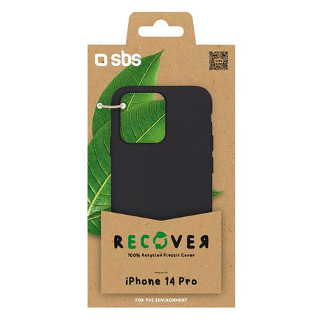 iPhone 14 Pro SBS Recover Genavendt Plastik Cover - Sort