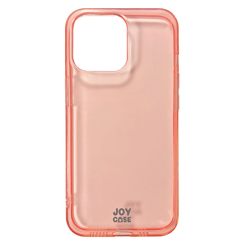 iPhone 13 Pro Joy Case Fleksibelt Plastik Mobil Cover - Gennemsigtig / Pink