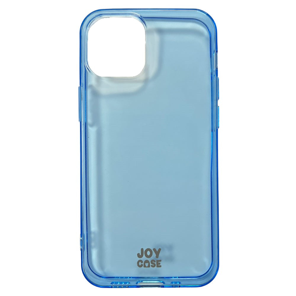 iPhone 13 Mini Joy Case Fleksibelt Plastik Mobil Cover - Gennemsigtig / Blå