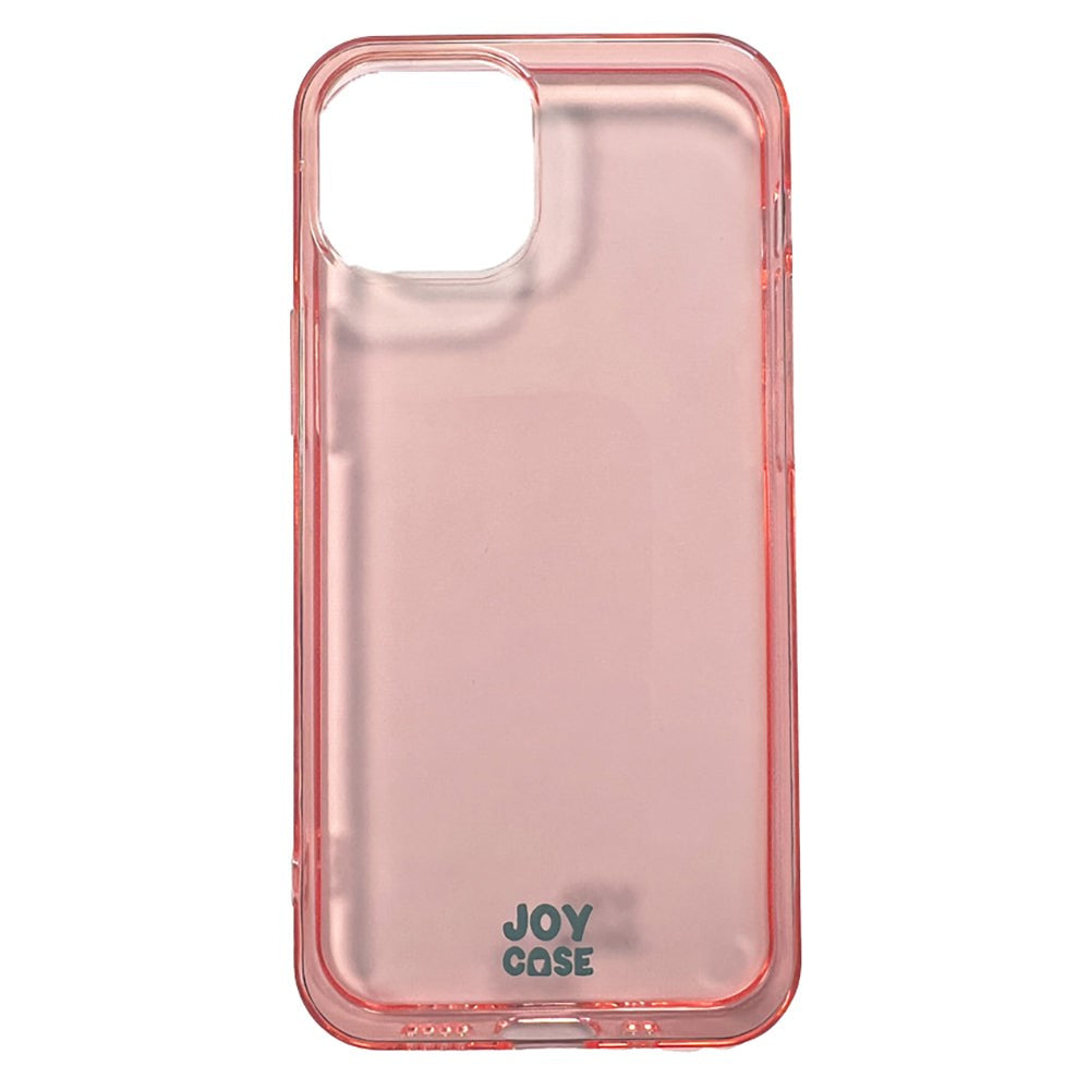 iPhone 13 Mini Joy Case Fleksibelt Plastik Mobil Cover - Gennemsigtig / Pink