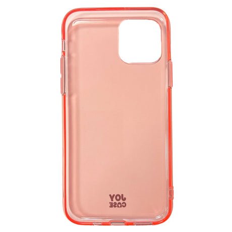 iPhone 11 Pro Joy Case Fleksibelt Plastik Mobil Cover - Gennemsigtig / Pink