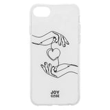 iPhone SE (2022 / 2020) / 8 / 7 Joy Case Fleksibelt Plastik Mobil Cover m. Print - Hjerte