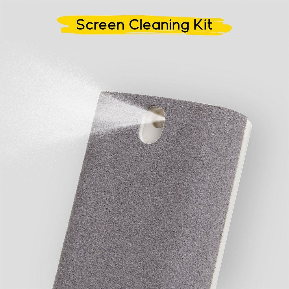 doodroo Rengøring til Skærm - Spray, Mikrofiber Klud & Stander