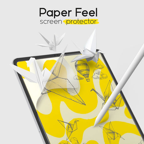 Doodroo iPad Pro 12.9" (2017 / 2015) Paper Feel Plastik Beskyttelse - 2 Stk. - Gennemsigtig