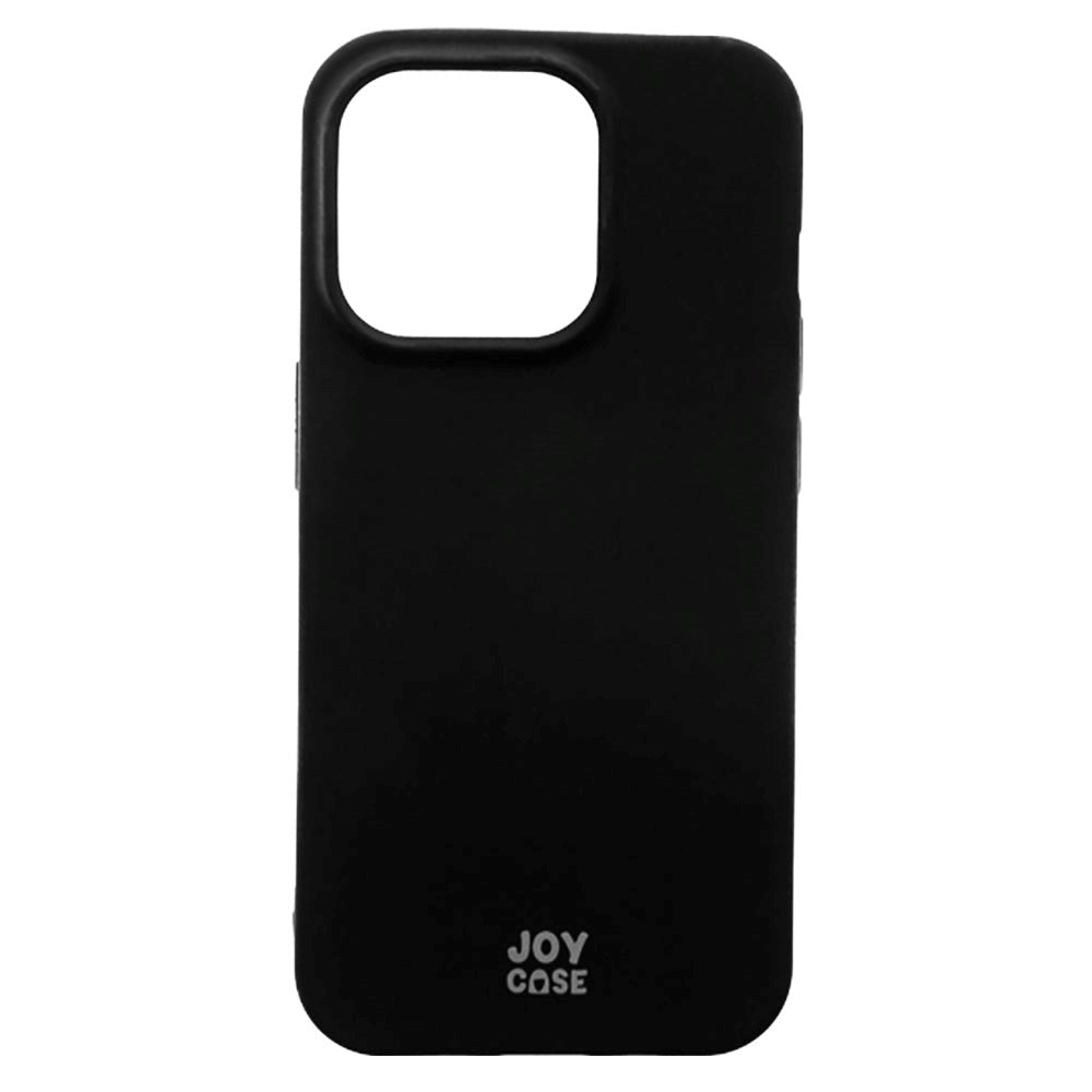 iPhone 15 Pro Joy Case Fleksibelt Plastik Mobil Cover - Sort