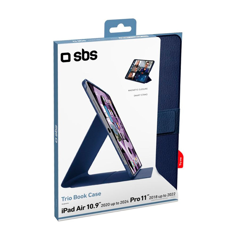 iPad Air 10.9-11" (2025-2020) SBS Book Pro Cover - Blå